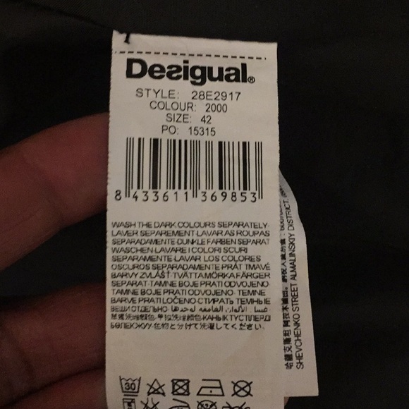 Desigual ski parka jacket size 42 / large - Picture 3 of 7